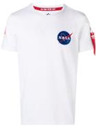 Alpha Industries Nasa Embroidered T-shirt - White