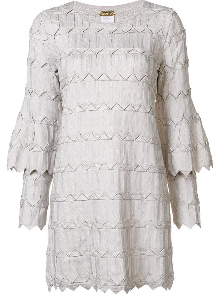 Pepa Pombo Layered Sleeves Dress