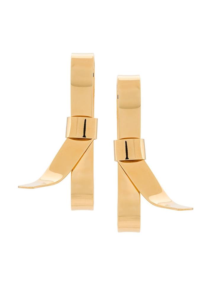 Marni Bow Earrings - Gold