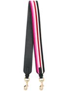 Striped Shoulder Strap, Women's, Black, Viscose/leather, Salvatore Ferragamo