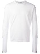 Comme Des Garçons Shirt Longsleeved T-shirt, Men's, Size: Medium, White, Cotton