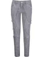 Uma Raquel Davidowicz 'ceres' Trousers, Women's, Size: 44, Grey, Cotton/spandex/elastane