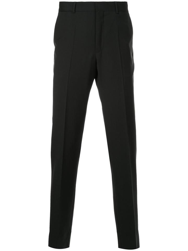 Sss World Corp Slim Leg Tailored Trousers - Black