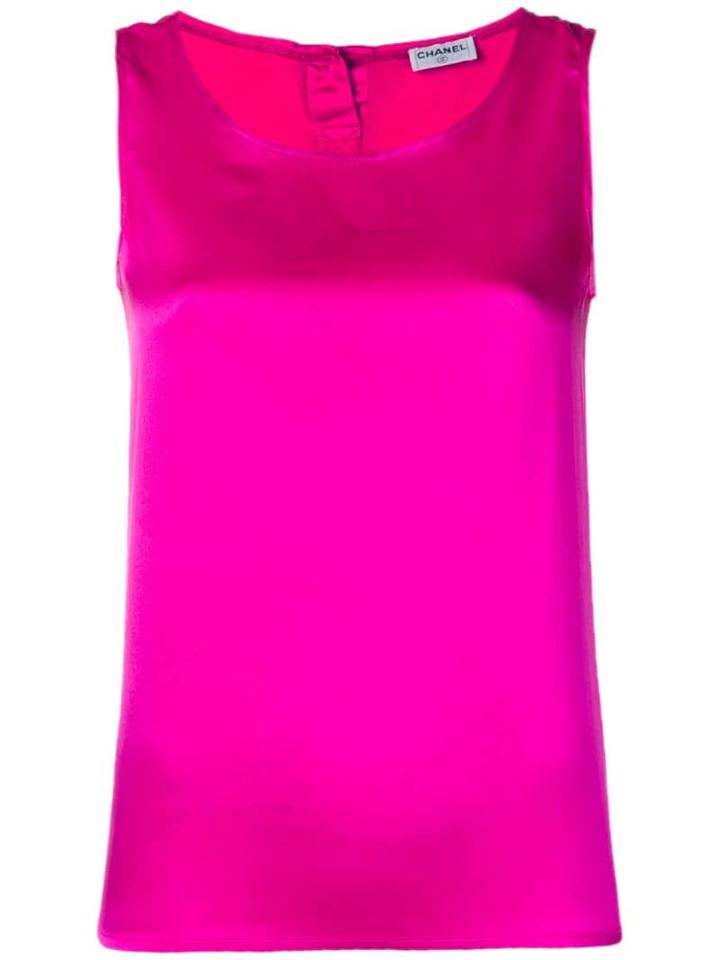 Chanel Pre-owned 1990's Flared Tank Top - Pink