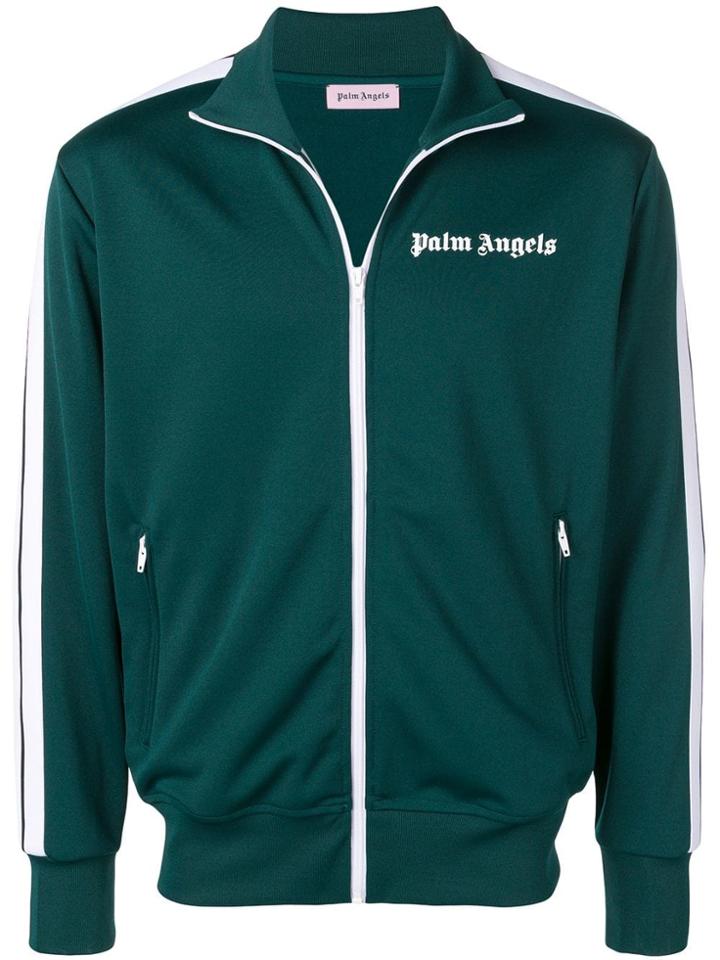 Palm Angels Contrast Side Panels Jacket - Black