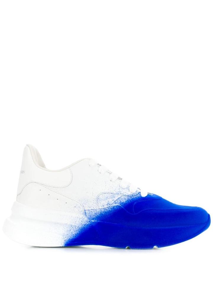 Alexander Mcqueen Spray Paint Sneakers - Blue