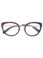 Bulgari Cat-eye Glasses - Brown