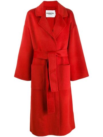 Essentiel Antwerp Truffles Trench Coat - Red