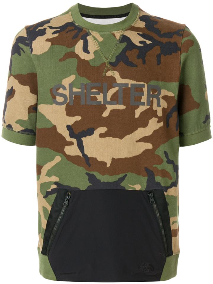The North Face Black Label Shelter Camouflage T-shirt - Green