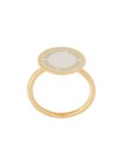 Marc Jacobs Logo Ring, Women's, Metallic