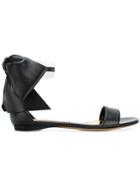 Alexandre Vauthier Bow Detail Sandals - Black