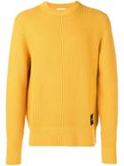 Calvin Klein 205w39nyc Structured Jersey Sweater - Yellow