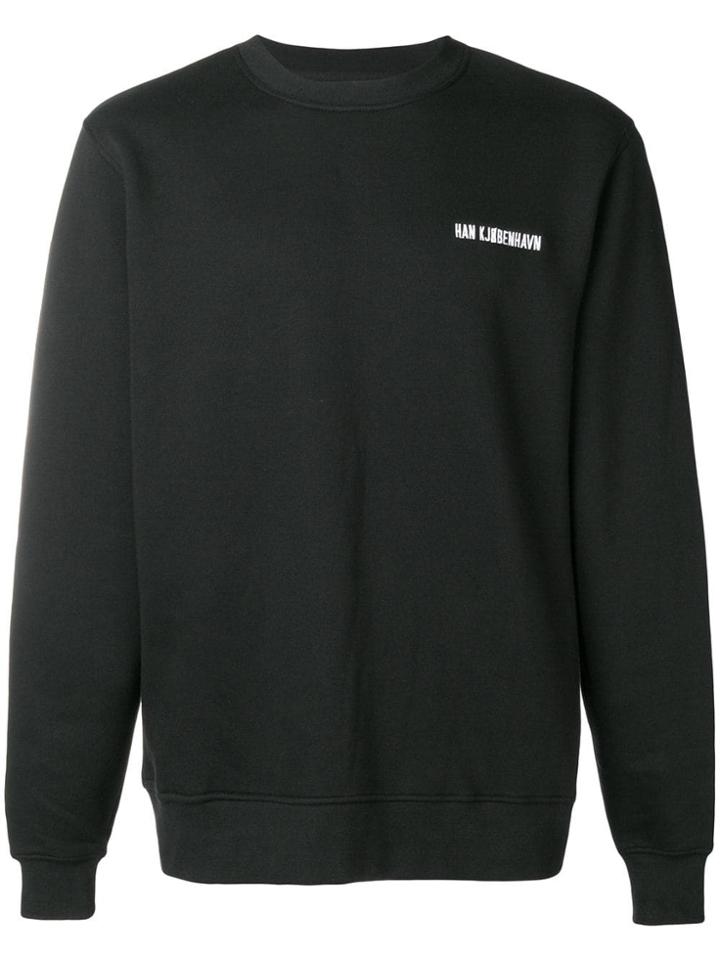 Han Kj0benhavn Round Neck Sewatshirt - Black