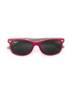 Ray Ban Junior Wayfarer Sunglasses, Girl's, Red