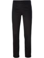 P.a.r.o.s.h. Slim Fit Trousers, Women's, Size: M, Black, Cotton/spandex/elastane