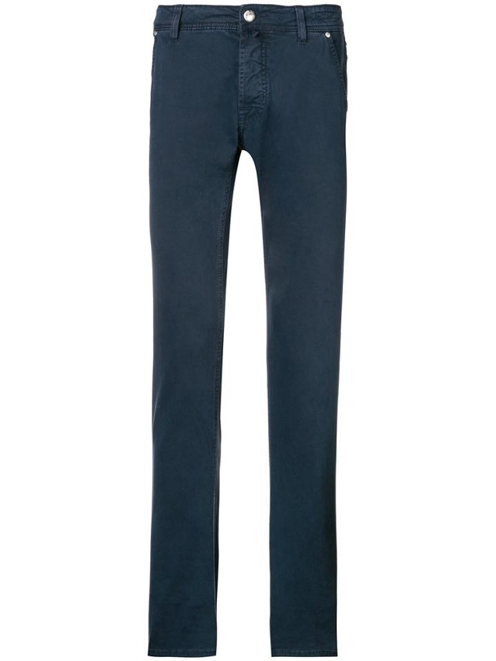 Jacob Cohen Handkerchief Chinos - Blue