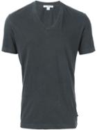 James Perse V-neck T-shirt, Men's, Size: 0, Grey, Cotton