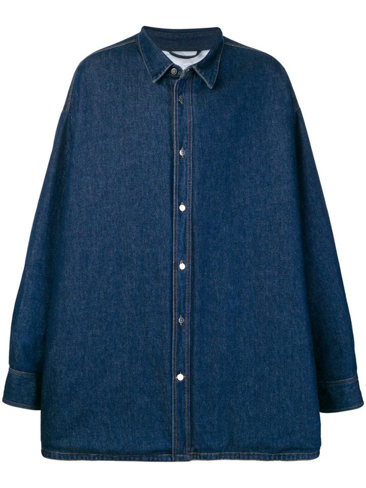 Raf Simons Padded Shirt - Blue