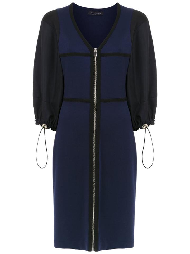 Gloria Coelho Billowing Sleeves Dress - Blue