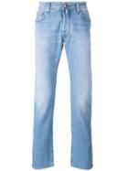 Jacob Cohen - Straight Leg Jeans - Men - Cotton/spandex/elastane - 34, Blue, Cotton/spandex/elastane