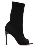 Reinaldo Lourenço High Waisted Sock Boots - Black