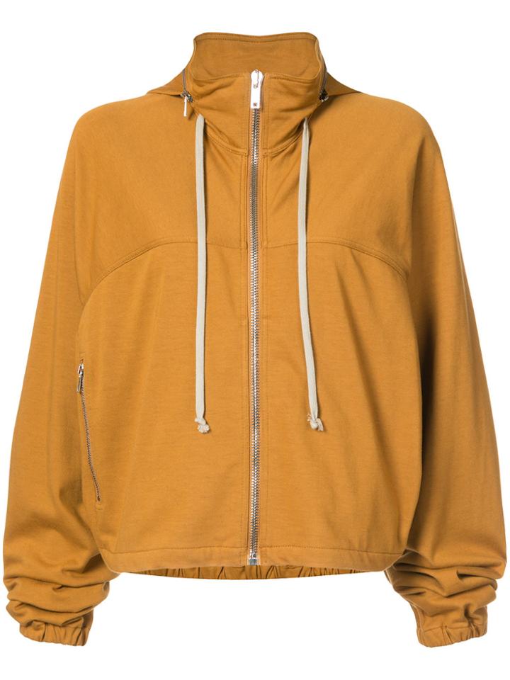 Rick Owens Zipped Jacket - Yellow & Orange