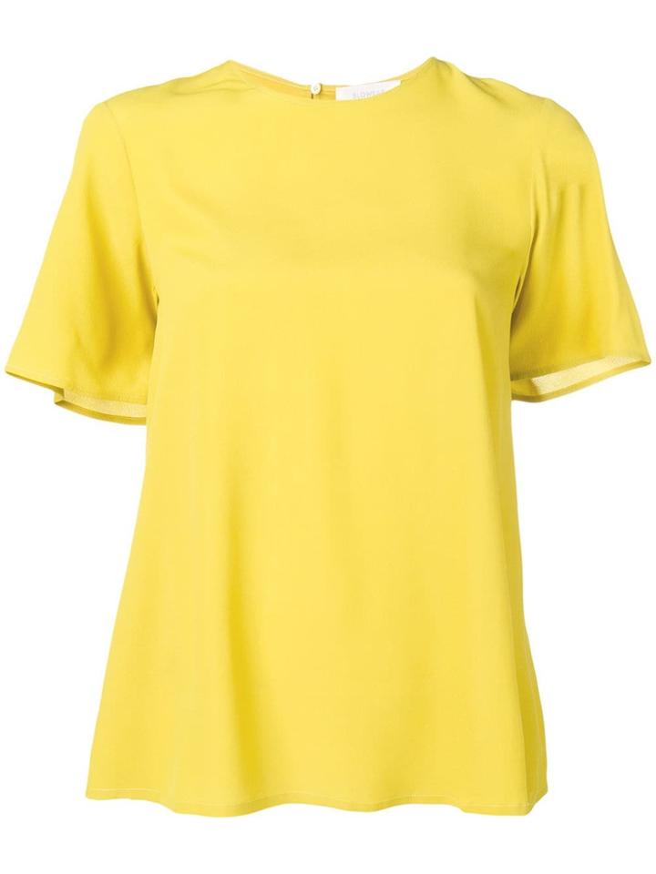Glanshirt Cut Out Detail T-shirt - Yellow
