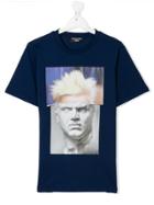 Neil Barrett Kids Printed T-shirt - Blue