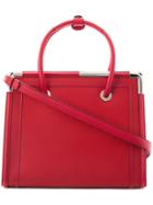Karl Lagerfeld Rocky Saffiano Tote Bag - Red