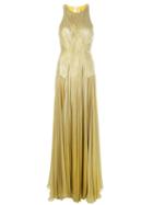 Maria Lucia Hohan Ruffled Back Pleated Dress