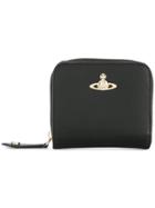 Vivienne Westwood Orb Detail Zip Wallet - Black