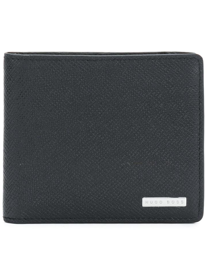 Boss Hugo Boss Logo Plaque Bifold Wallet - Black