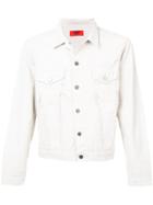 424 Fairfax Button Denim Jacket - White