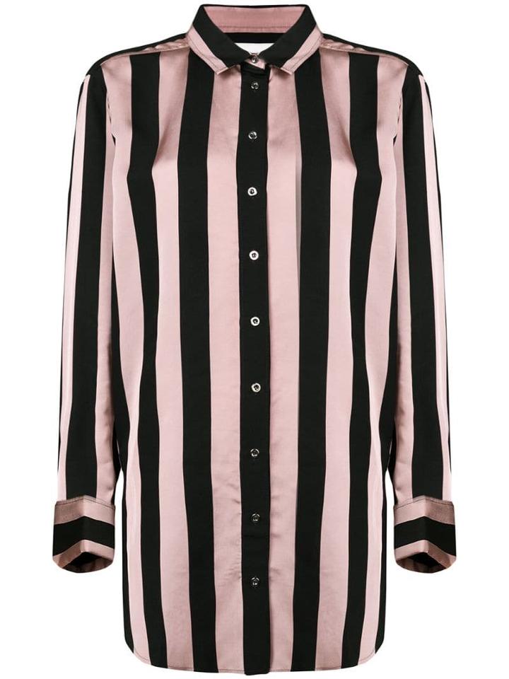 Marques'almeida Striped Longline Shirt - Pink