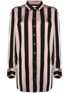 Marques'almeida Striped Longline Shirt - Pink