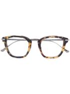 Tom Ford Eyewear Round Tortoiseshell Glasses - Brown