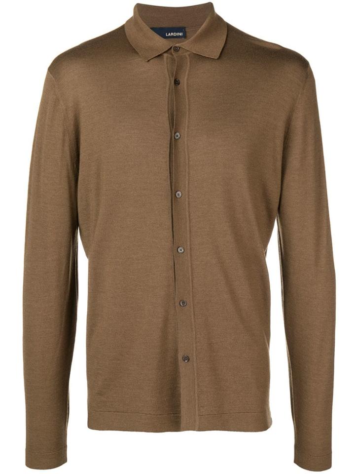 Lardini Front Buttons Cardigan - Brown