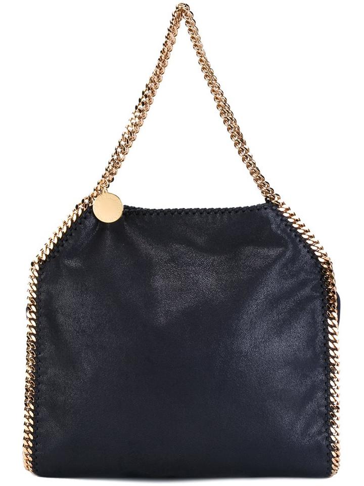 Stella Mccartney - 'falabella' Tote - Women - Polyester/metal - One Size, Blue, Polyester/metal
