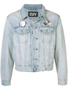 Luv Collections Fitted Denim Jacket - Blue