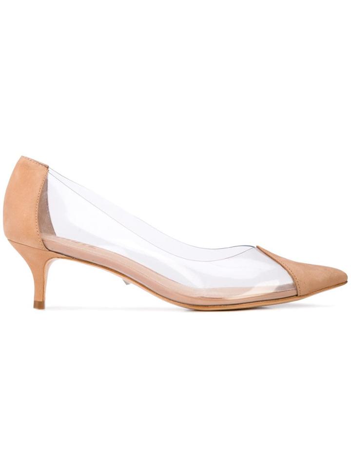 Schutz Transparent Vynil Ballerina Shoes - Neutrals