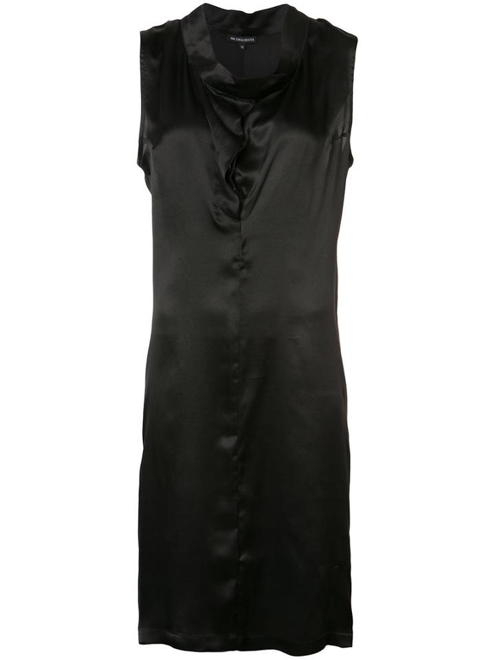 Ann Demeulemeester - June Dress - Women - Silk - 40, Black, Silk