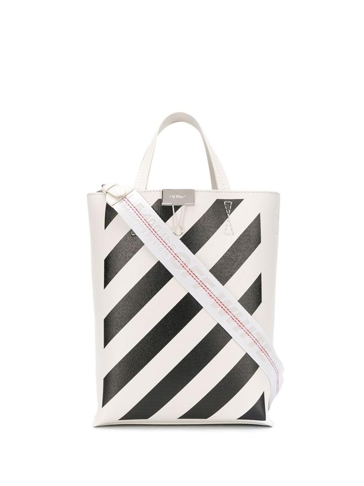 Off-white Diagonal Stripes Tote