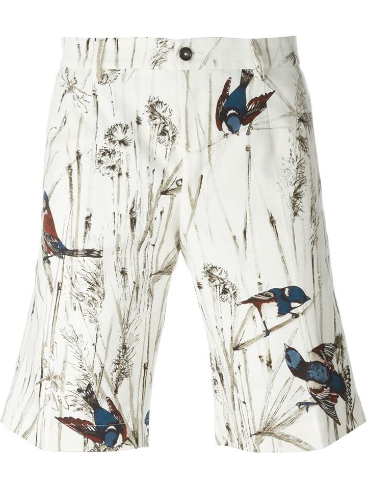 Dolce & Gabbana Bird Print Bermuda Shorts
