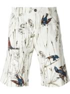 Dolce & Gabbana Bird Print Bermuda Shorts