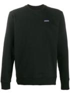 Patagonia Logo Patch Sweatshirt - Black