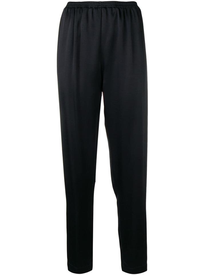 Forte Forte High Waisted Tapered Trousers - Black