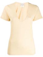 Forte Forte Deep V-neck T-shirt - Neutrals