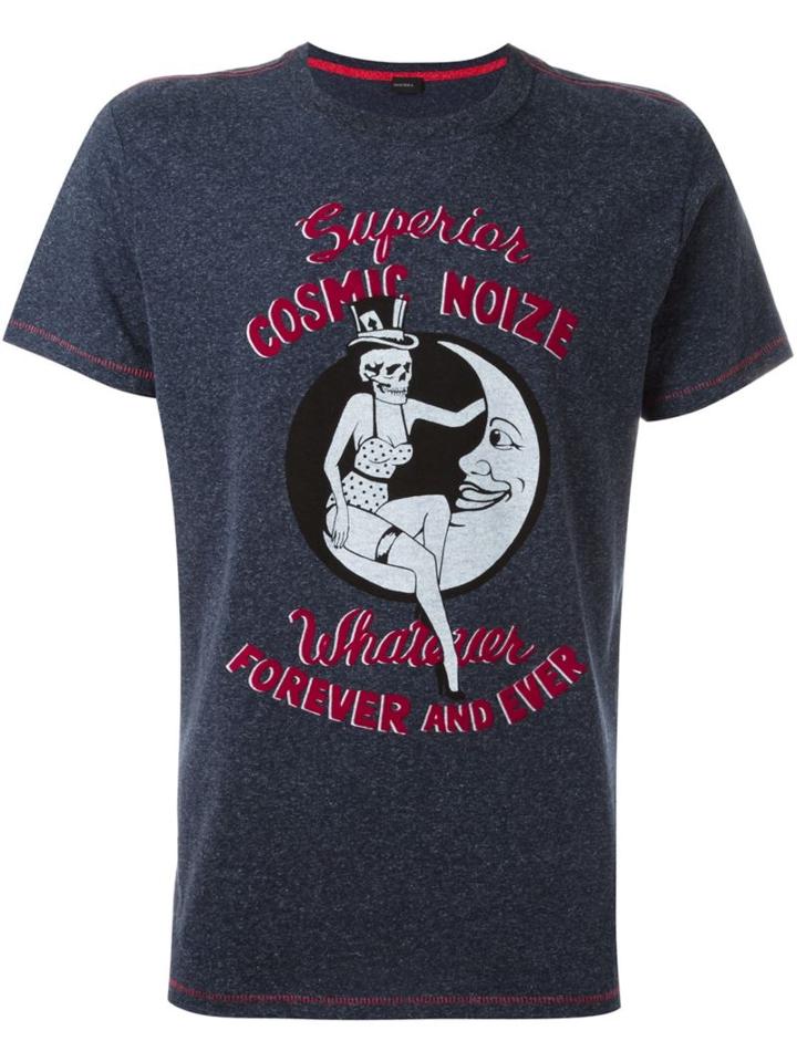 Diesel Pin-up Print T-shirt