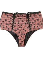 Fleur Du Mal Lace-up High Waist Bikini Bottom, Women's, Size: Large, Nude/neutrals, Polyamide/spandex/elastane
