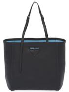 Prada Small Prada Concept Leather Tote - Black